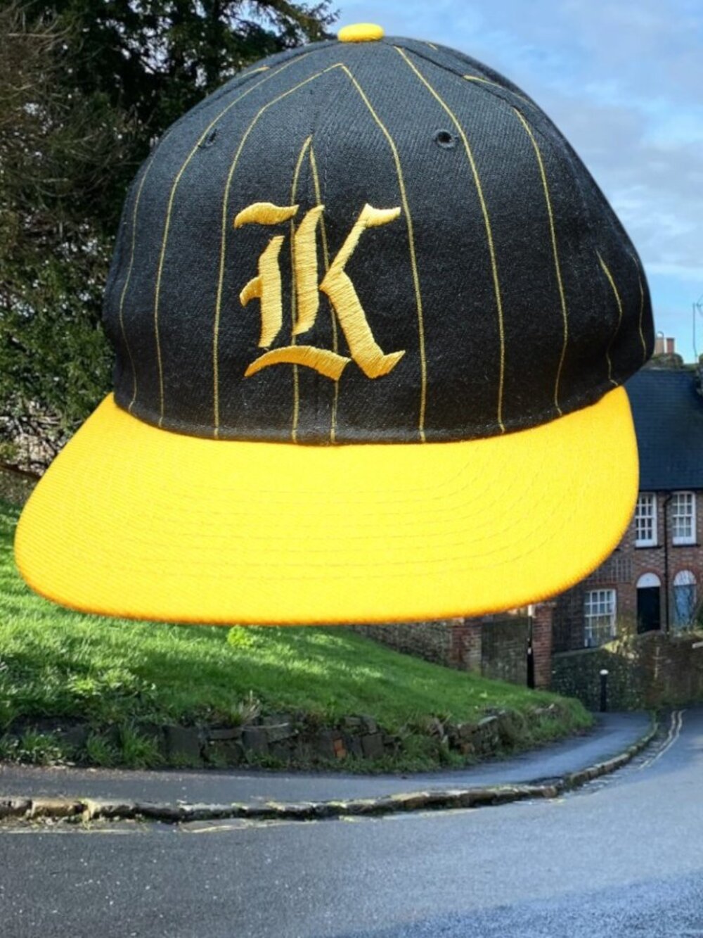 Vintage OTTO Old English Letter K Snapback Trucker Hat Cap